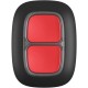 Бездротова тривожна кнопка Ajax DoubleButton Jeweller Black (000021053)