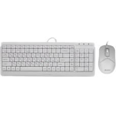 Комплект клавіатура+миша A4tech F1512 White