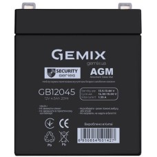 Батарея для ДБЖ Gemix GB12045 Black