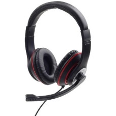 Гарнітура Gembird MHS-03-BKRD Black/Red
