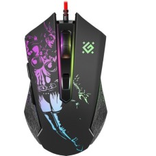 Мишка Defender Sin'Sister GM-933 USB Black + килимок