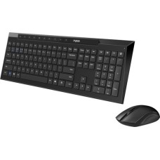 Комплект клавіатура+миша Rapoo 8210M Black