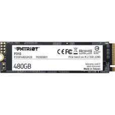 SSD-накопичувач Patriot P310 2280 PCIe Gen 3.0 x4 480GB (P310P480GM28)
