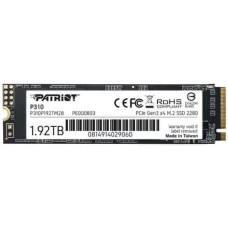 SSD-накопичувач Patriot P310 2280 PCIe 3.0 x4 NVMe 1.92GB (P310P192TM28)