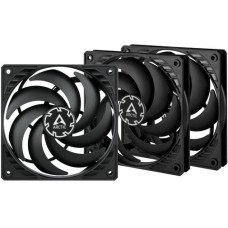 Кулер Arctic P12 Slim PWM PST Black 3psc (ACFAN00275A)