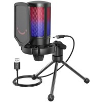 Мікрофон Fifine A6V AMPLIGAME RGB Black