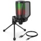 Мікрофон Fifine A6V AMPLIGAME RGB Black