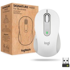 Миша Logitech Signature M650 L for business Wireless Off White (910-006349)