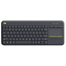 Клавіатура Logitech K400 Plus Wireless Touch US/Ukr Black (920-007145)