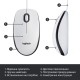 Миша Logitech M100 USB White (910-006764)