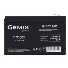Батарея для ДБЖ Gemix GB1212 AGM Black