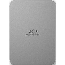 Зовнішній HDD LaCie Mobile Drive 2022 4TB Moon Silver (STLP4000400)