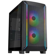 Корпус SILVER STONE Fara 312Z Black with window (SST-FA312Z-BG)