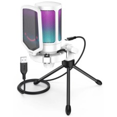 Мікрофон Fifine A6VW AMPLIGAME RGB White