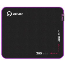 Килимок Lorgar Main 313 Black/Purple (LRG-GMP313)