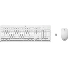 Комплект клавіатура+миша HP 230 Wireless White (3L1F0AA)