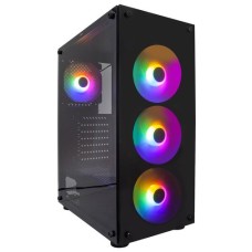 Корпус 1stPlayer Fire Dancing V3-B Black with window (V3-B-4F1)