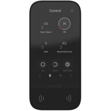 Бездротова сенсорна клавіатура Ajax KeyPad TouchScreen (8EU) Black