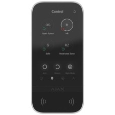 Бездротова сенсорна клавіатура Ajax KeyPad TouchScreen White