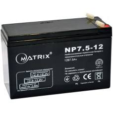 Батарея для ДБЖ Matrix NP7.5-12 12V 7.5Ah