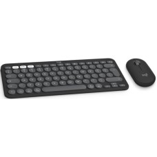Комплект клавіатура+миша Logitech Pebble 2 Combo for Mac Tonal Graphite (920-012244)