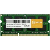 Оперативна пам’ять Atria DDR3L 1x8GB (UAT31600CL11SLK1/8)