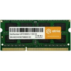 Оперативна пам’ять Atria DDR3 1x8GB (UAT31600CL11SK1/8)