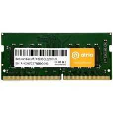 Оперативна пам’ять Atria DDR4 1x8GB (UAT43200CL22SK1/8)