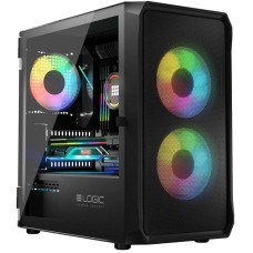 Корпус Logic Concept Portos ARGB Mini Black with window (AM-PORTOS-10-0000000-0002)