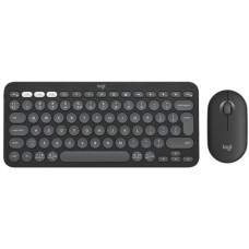 Комплект клавіатура+миша Logitech Pebble 2 Combo Tonal Graphite (920-012239)
