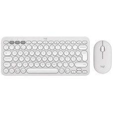 Комплект клавіатура+миша Logitech Pebble 2 Combo Tonal White (920-012240)