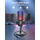 Мікрофон Fifine A8 RGB Black