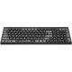 Клавіатура OfficePro SK985B Wireless Black