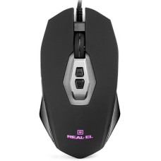 Миша Real-EL RM-525 Black (EL123200029)