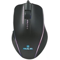 Мышь Real-EL RM-747 Black (EL123200028)