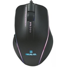 Миша Real-EL RM-747 Black (EL123200028)