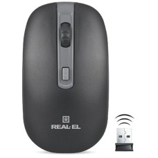 Миша Real-EL RM-303 Black/Grey (EL123200021)