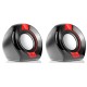 Колонки Real-EL S-50 Black/Red (EL121100008)