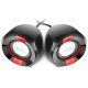 Колонки Real-EL S-50 Black/Red (EL121100008)