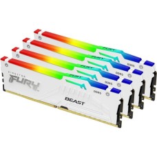 Оперативна пам’ять Kingston FURY (ex. HyperX) Beast RGB White DDR5 4x32GB (KF556C40BWAK4-128)
