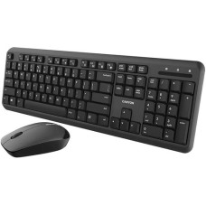 Комплект клавіатура+миша Canyon CNS-HSETW02 Wireless Black