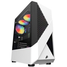 Корпус 1stPlayer F3-A-4F1-WH White with window