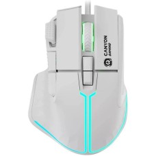 Миша Canyon Fortnax GM-636 USB White (CND-SGM636W)