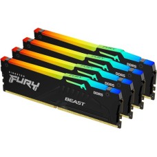 Оперативна пам’ять Kingston FURY (ex. HyperX) Beast RGB XMP Black DDR5 4x32GB (KF556C40BBAK4-128)