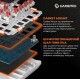 Клавіатура GamePro MK160W RGB USB White