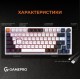 Клавіатура GamePro MK160W RGB USB White