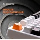 Клавіатура GamePro MK170W RGB USB White