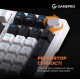 Клавіатура GamePro MK170W RGB USB White