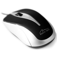 Миша Media-Tech Plano Silver/Black (MT1091S)
