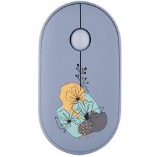 Миша 2E MF300 Flora Mallow Silent Wireless Blue (2E-MF300WFLORABL)
